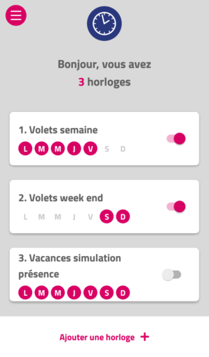 Fonction Horloges